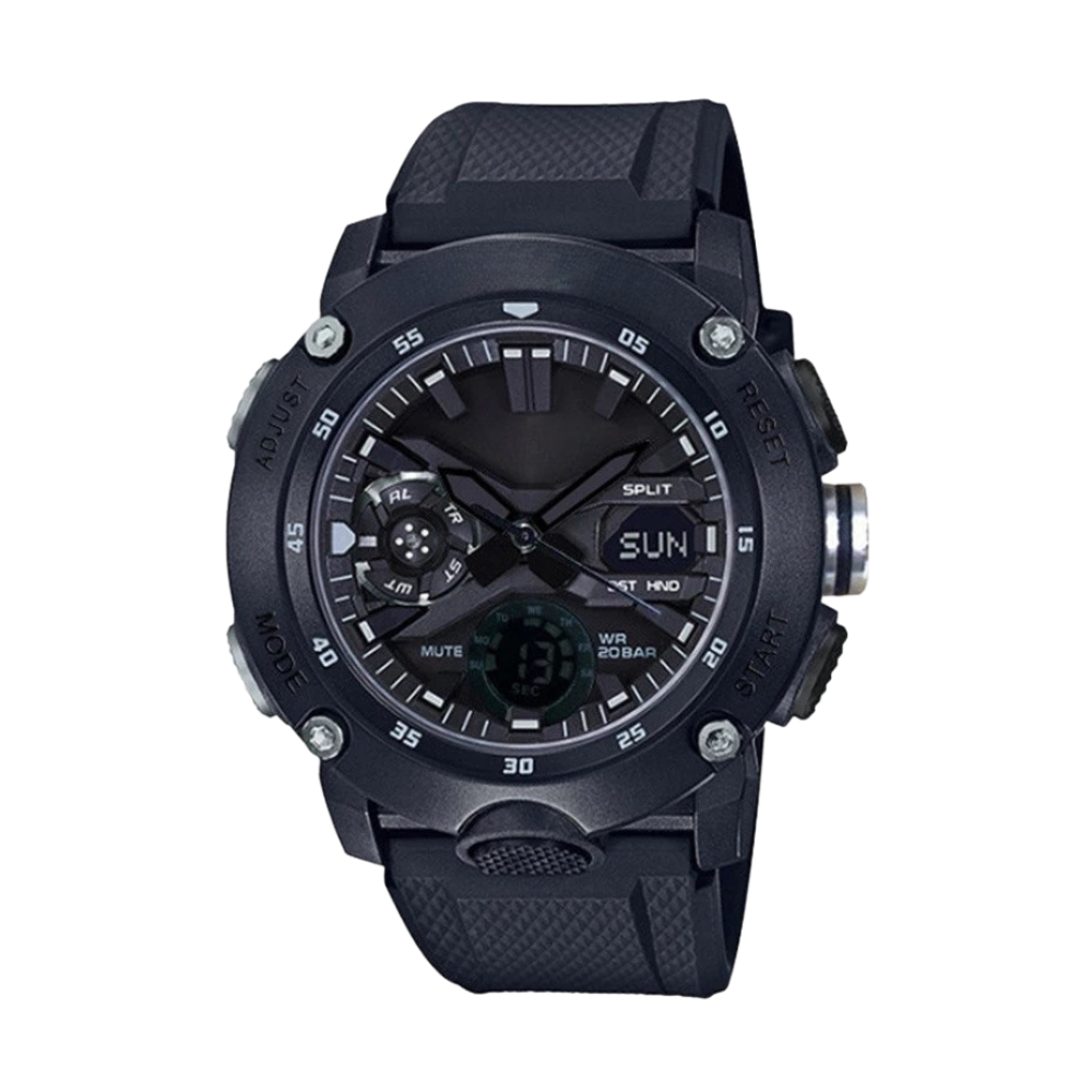 GA-2000 Black 50mm - Waterproof 10Atm