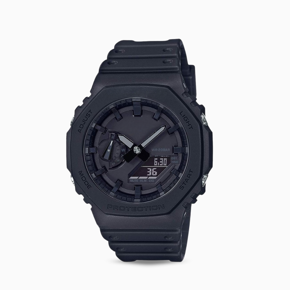 GA-2100 Black 45mm - Waterproof 10Atm